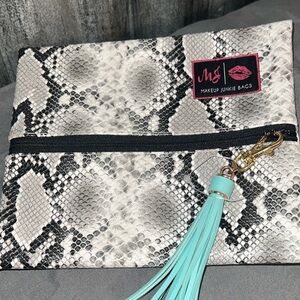 MakeUp Junkie Bag (Small) Snakeskin Print